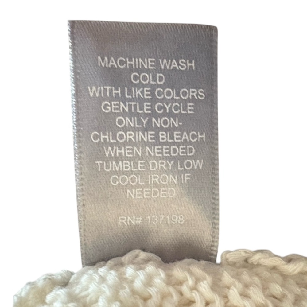 Marled Reunited Clothing Cable Knit Halter Sweater L - Picture 6 of 7